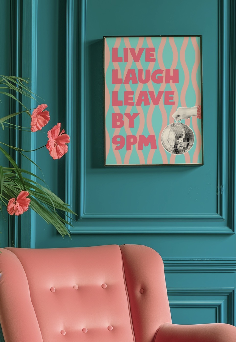 Live, Laugh, Leave A4 Print