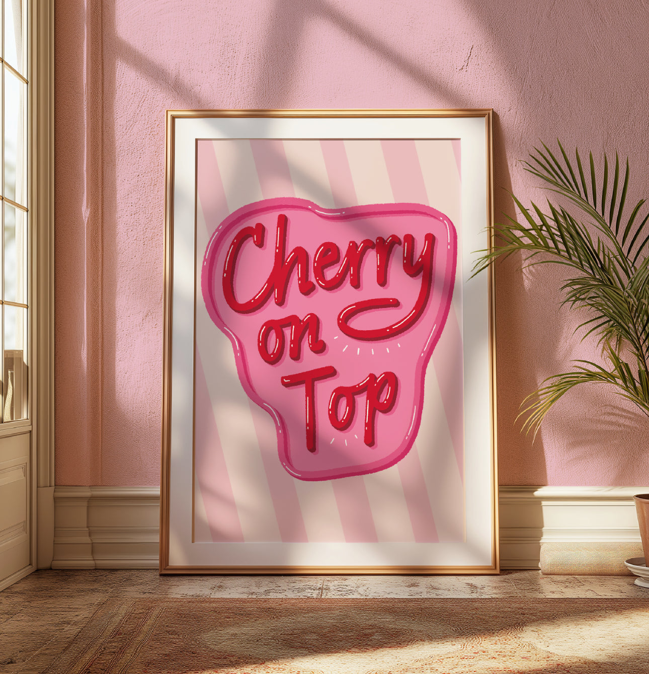 Cherry on Top - A4 Wall Art Print