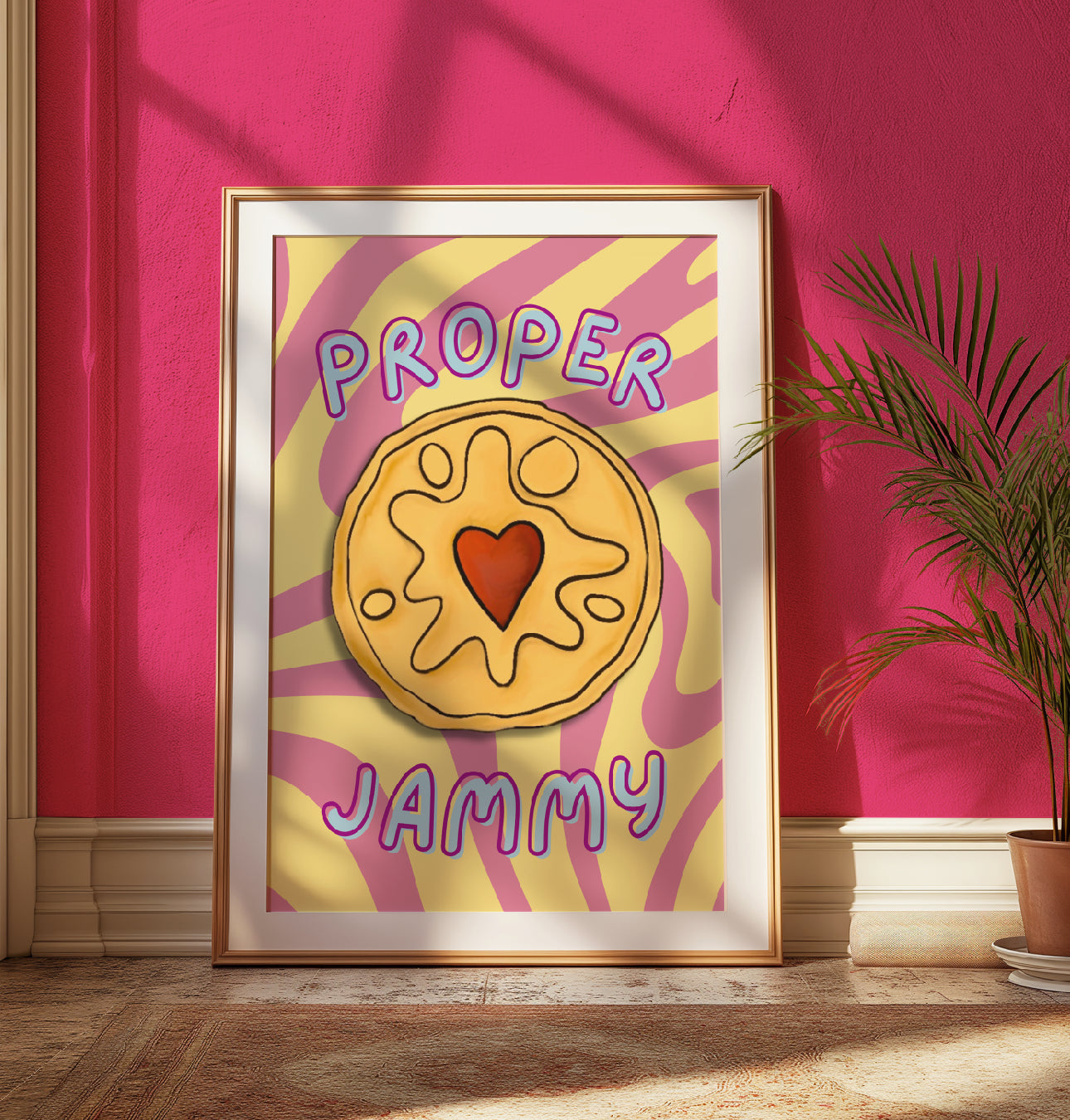 Proper Jammy – A4 Wall Art Print