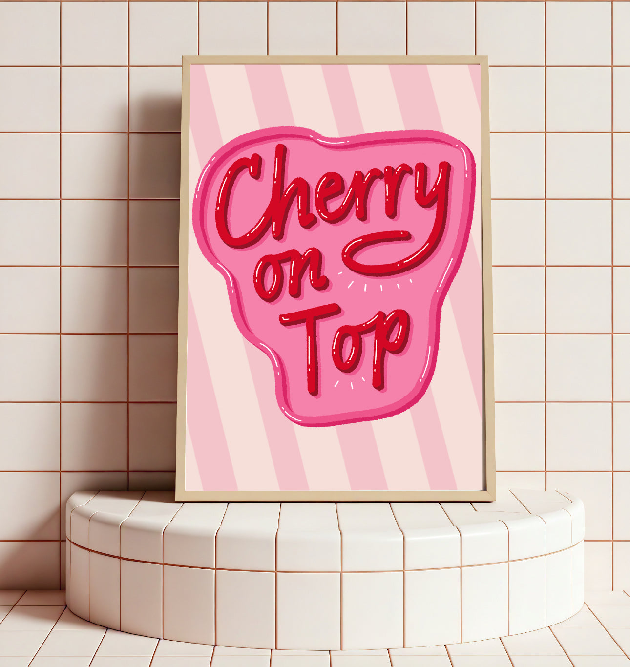 Cherry on Top - A4 Wall Art Print