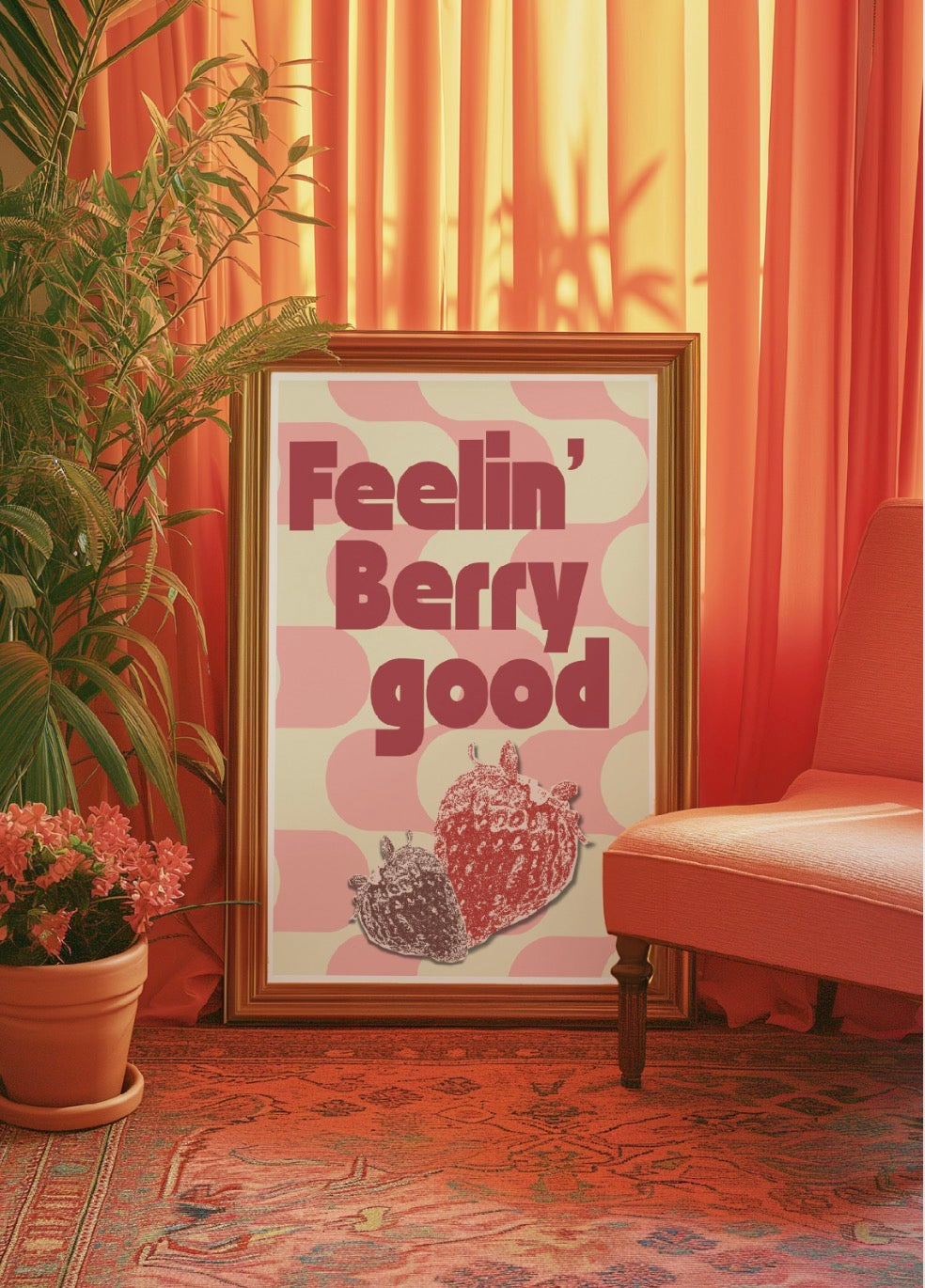 Feelin’ Berry Good - A4 Print