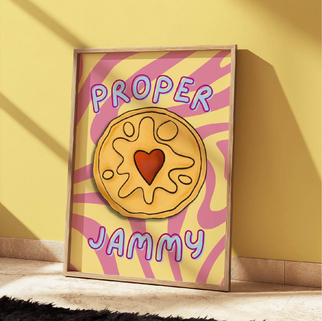 Proper Jammy – A4 Wall Art Print