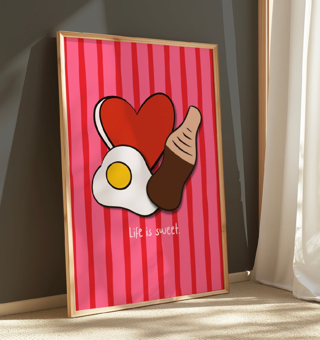 Life is Sweet - A4 Print