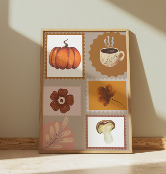 Autumn Cosy Vibes Art Print