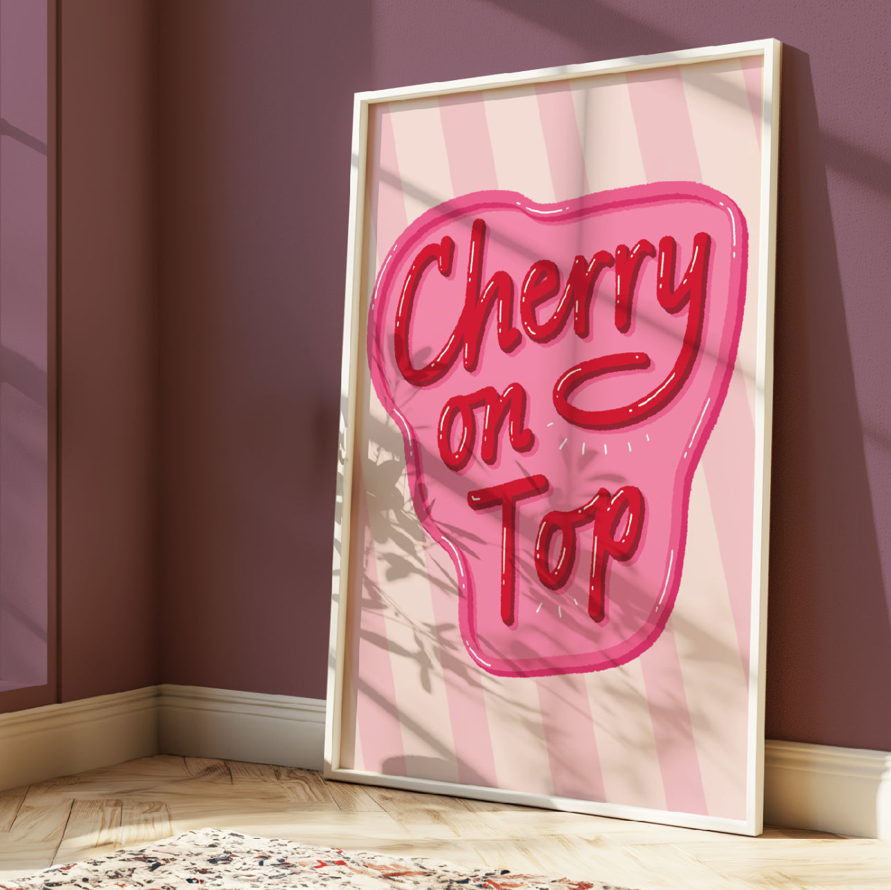 Cherry on Top - A4 Wall Art Print