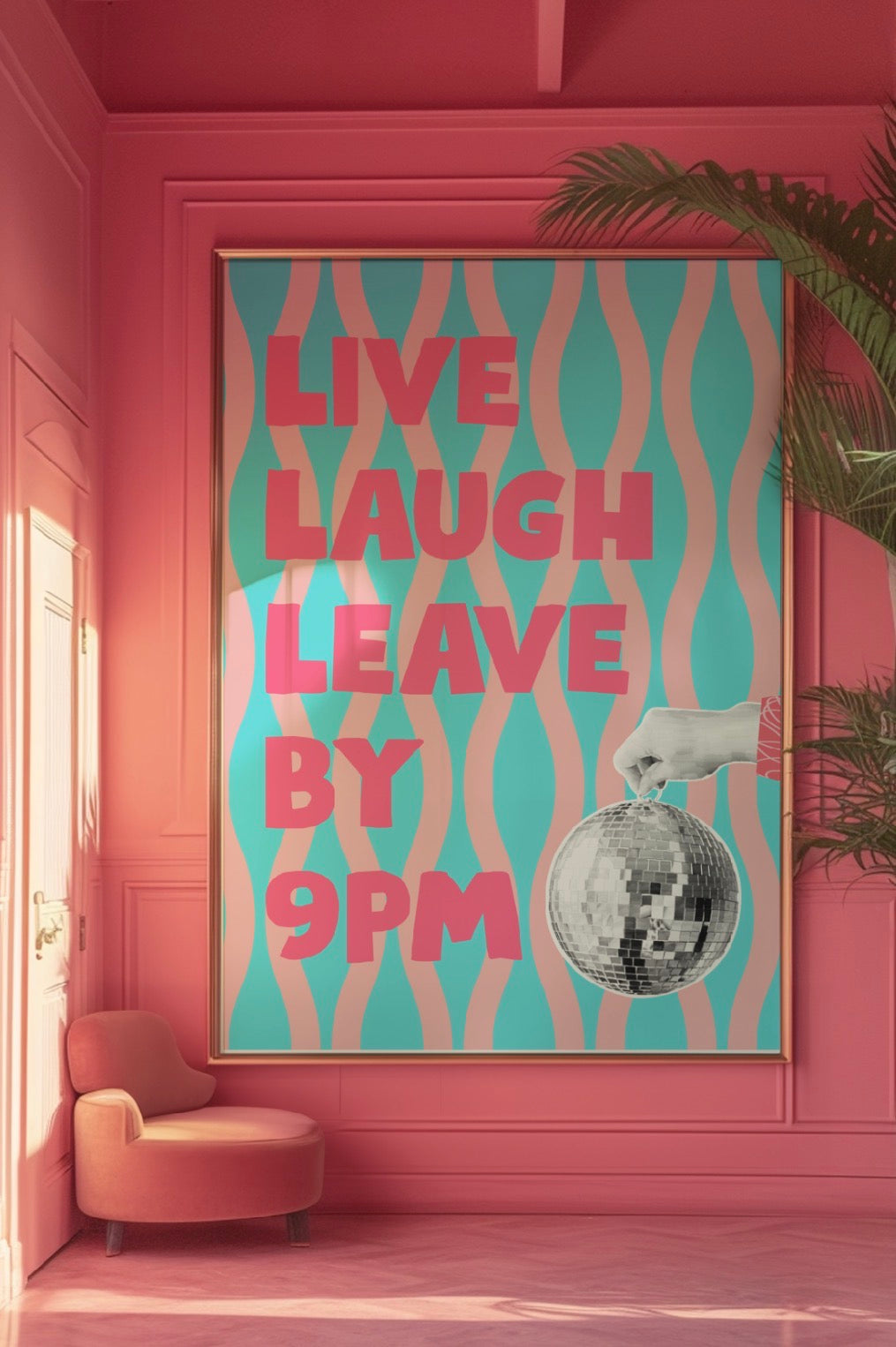 Live, Laugh, Leave A4 Print