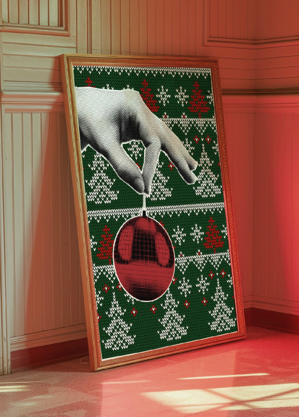 Retro Christmas Print